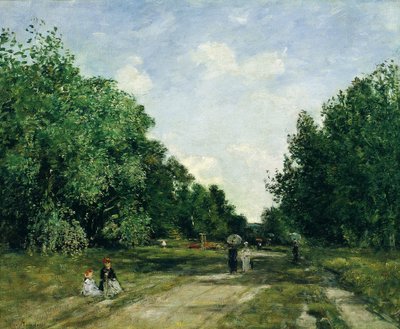 Parc Cordier in Trouville by Eugene Louis Boudin